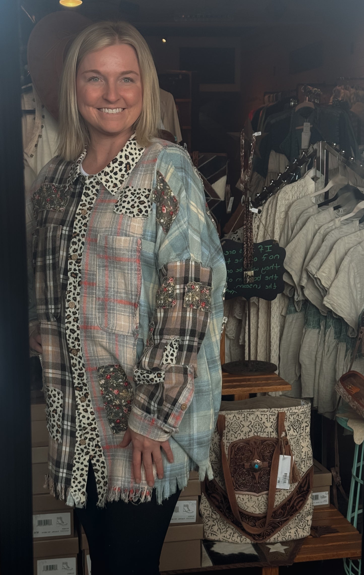 Patched flannel