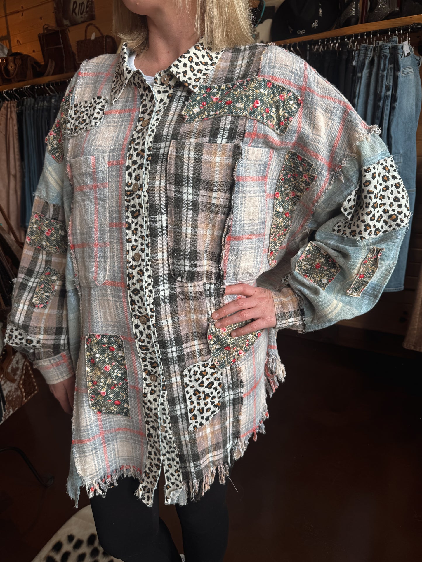 Patched flannel