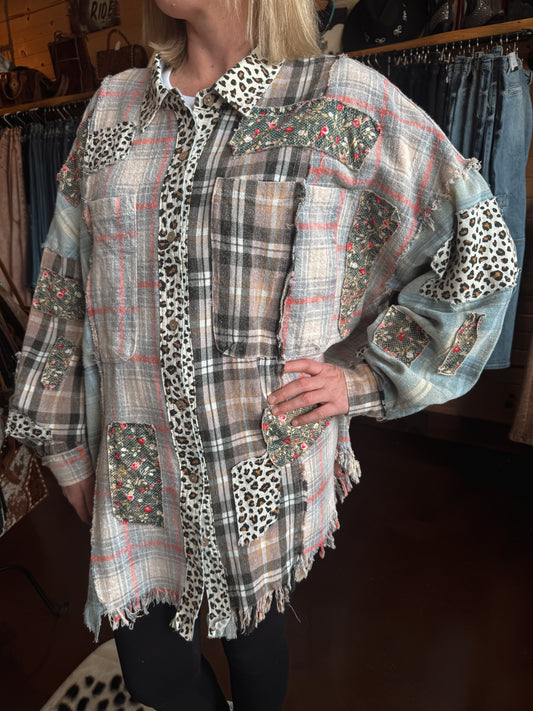 Patched flannel